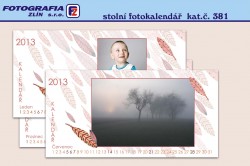 měsíční kalendář 13 stran formátu 13 x 25 cm